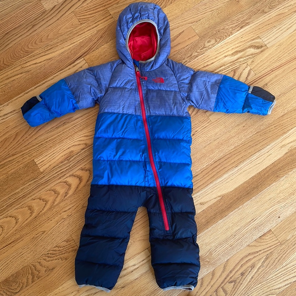 North Face infant snow suit. 18-24 months.